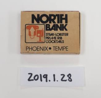North Bank Restaurant Match Box