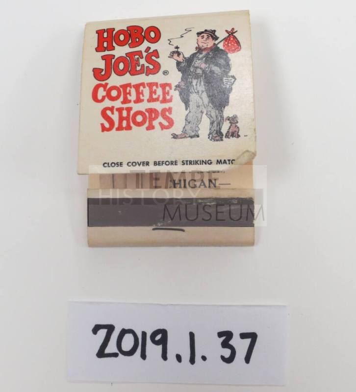 Hobo Joe's Coffee Shops Matchbook