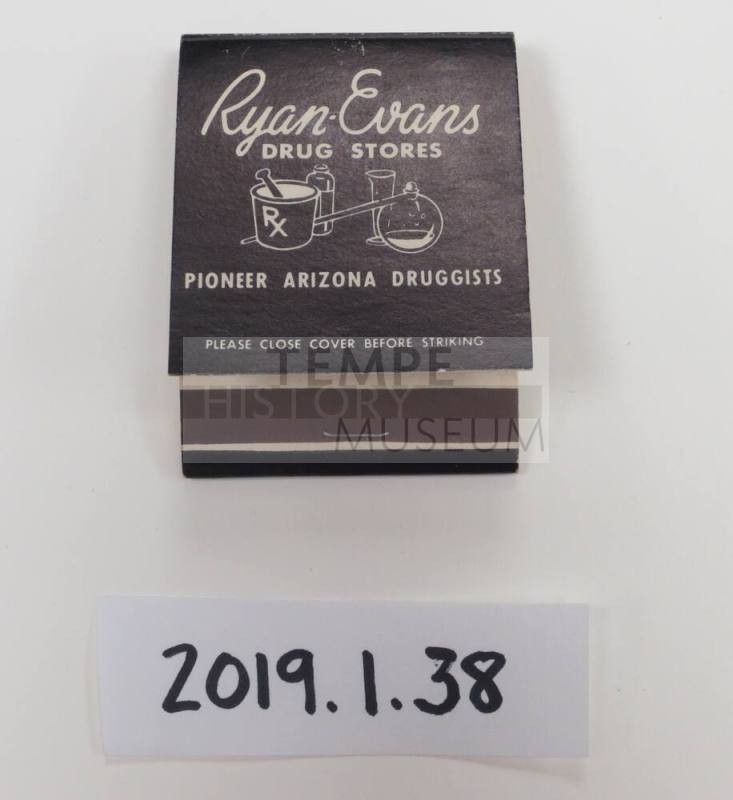 Ryan Evans Drug Stores Matchbook