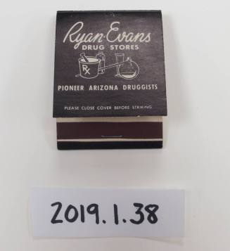 Ryan Evans Drug Stores Matchbook