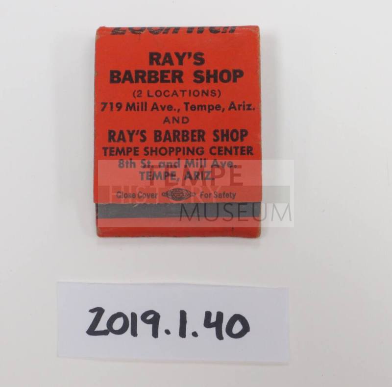 Ray's Barber Shop Matchbook
