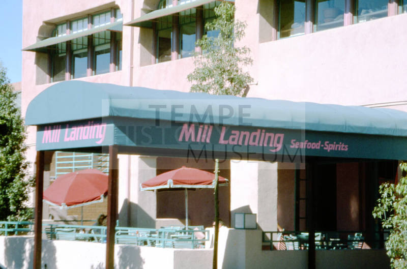 Mill Landing entry, 398 S. Mill Ave.
