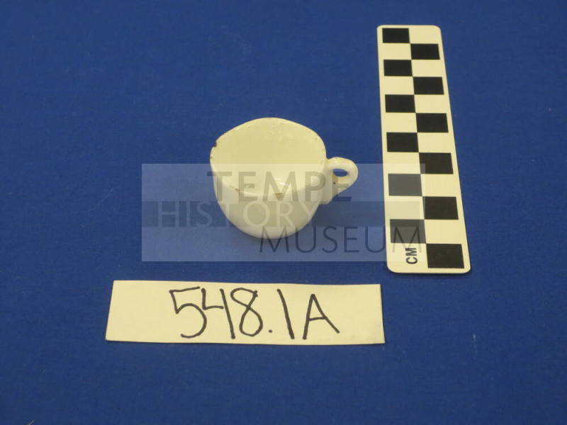 Cup and saucer, Miniature