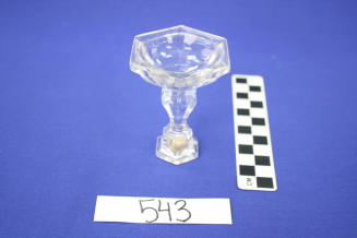 Candlestick, miniature glass
