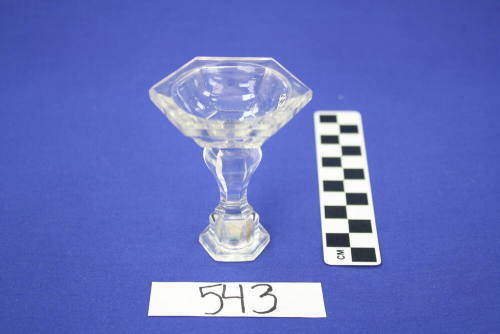 Candlestick, miniature glass