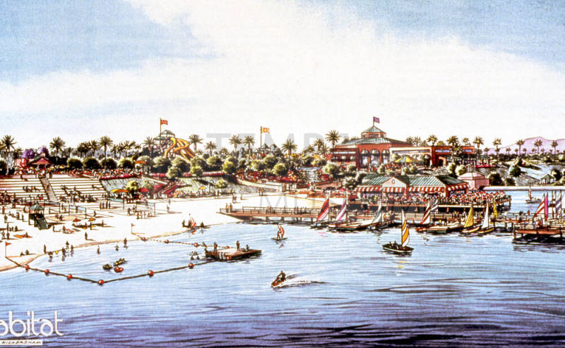 Sketch of Tempe Rio Salado beach
