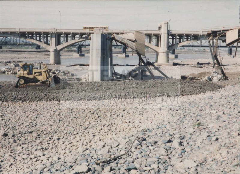 Water Must Be Diverted South of Pier #7