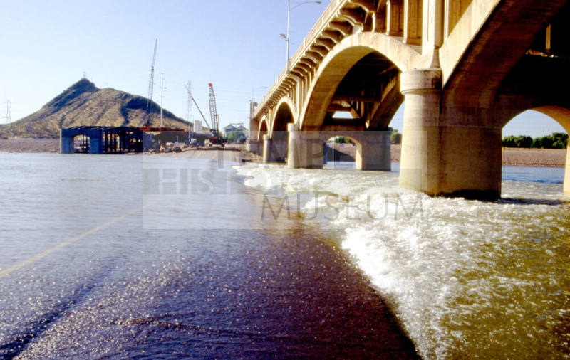 New Mill Ave. bridge construction
