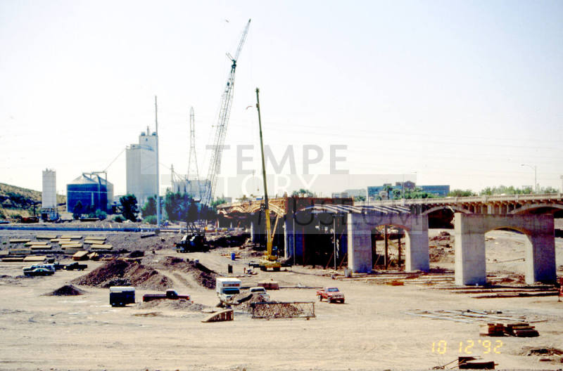 Second Mill Ave. bridge construction