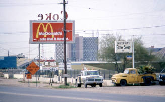 Signs along Rural Rd.