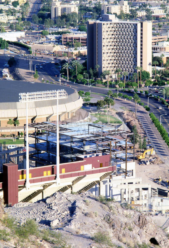 Sun Devil Stadium and Manzanita Hall