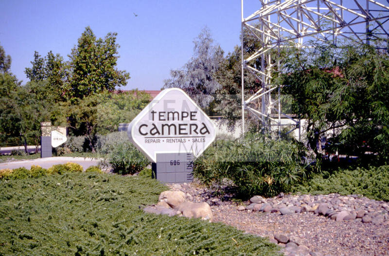 Tempe Camera sign, 606 W. University Dr.