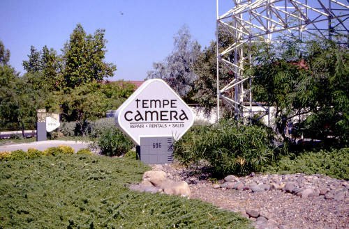 Tempe Camera sign, 606 W. University Dr.