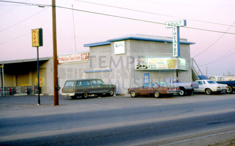 Nita's Cocktails, adult theater, 1st St.