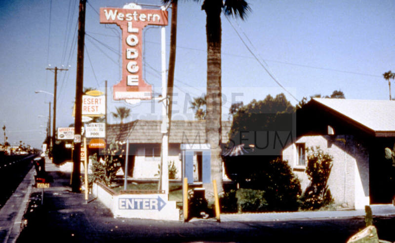 Western Lodge and Desert Rest motels, 2164-2174 E. Apache Blvd.
