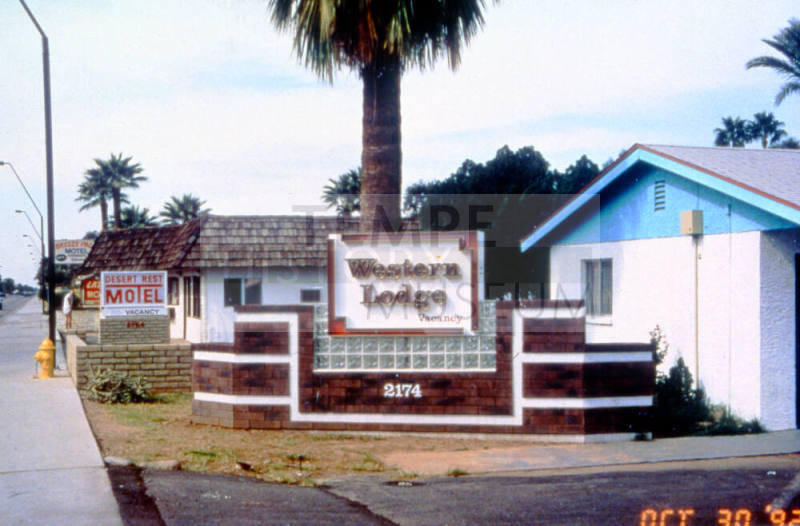 Western Lodge and Desert Rest motels, 2164-2174 E. Apache Blvd.