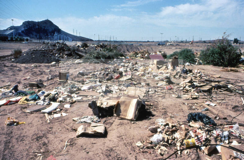 Trash dump, Scottsdale Rd. and 1st Street