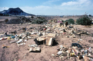 Trash dump, Scottsdale Rd. and 1st Street