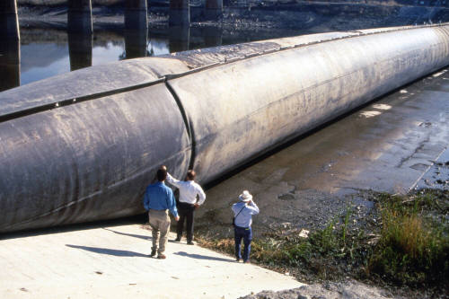 Tempe Town Lake rubber dam