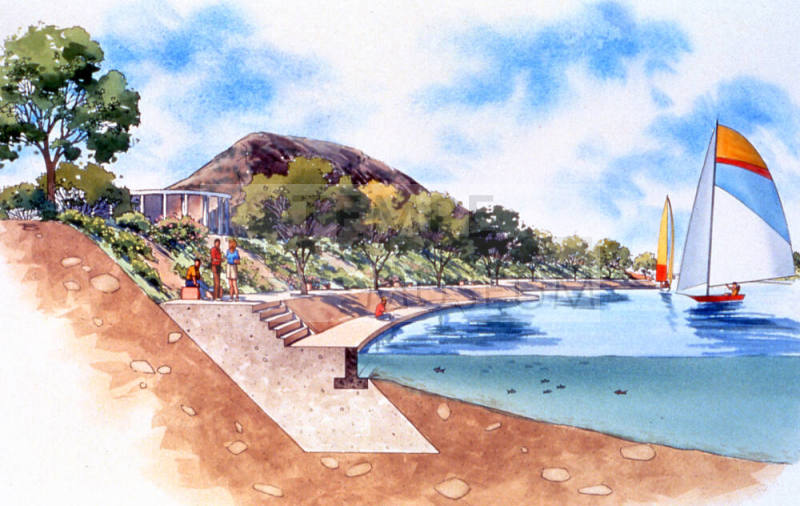 Illustration of Town Lake