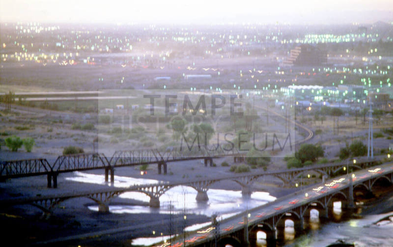Tempe bridges near Mill Ave.