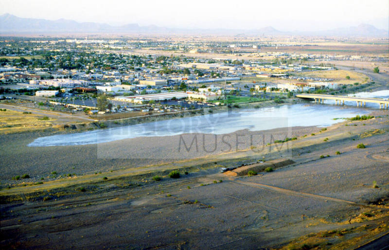Rural Rd. bridge from Hayden Butte