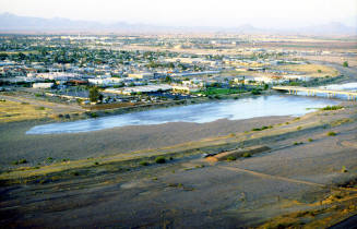 Rural Rd. bridge from Hayden Butte