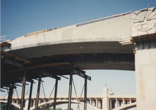Remaining Span 4 Falsework