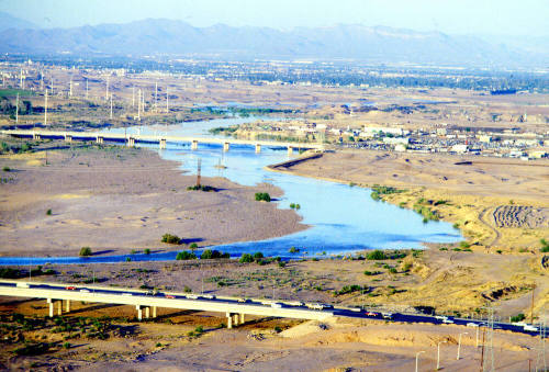 Salt River from Hayden Butte