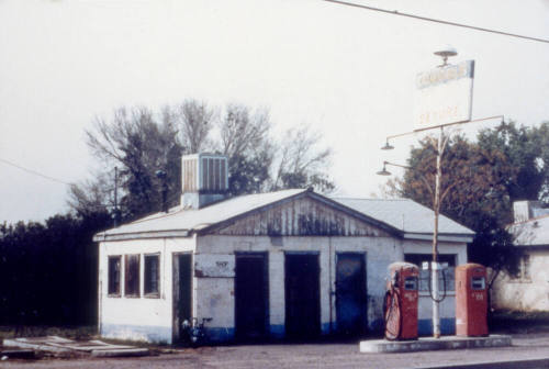 Old service station