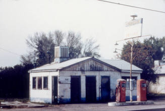 Old service station
