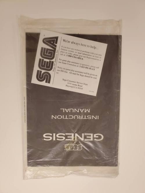 SEGA Genesis Manual
