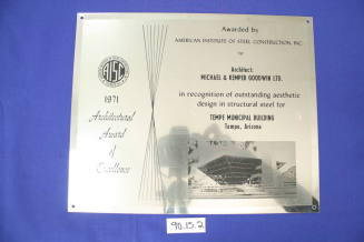 Plaque, Award