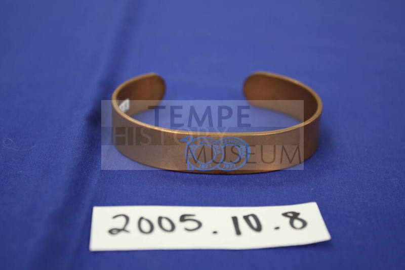 Tempe AZ Centennial Copper Bracelet