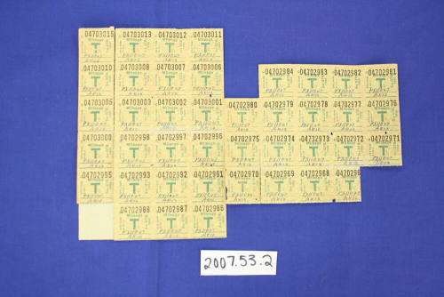 World War II Gasoline Ration Stamps.