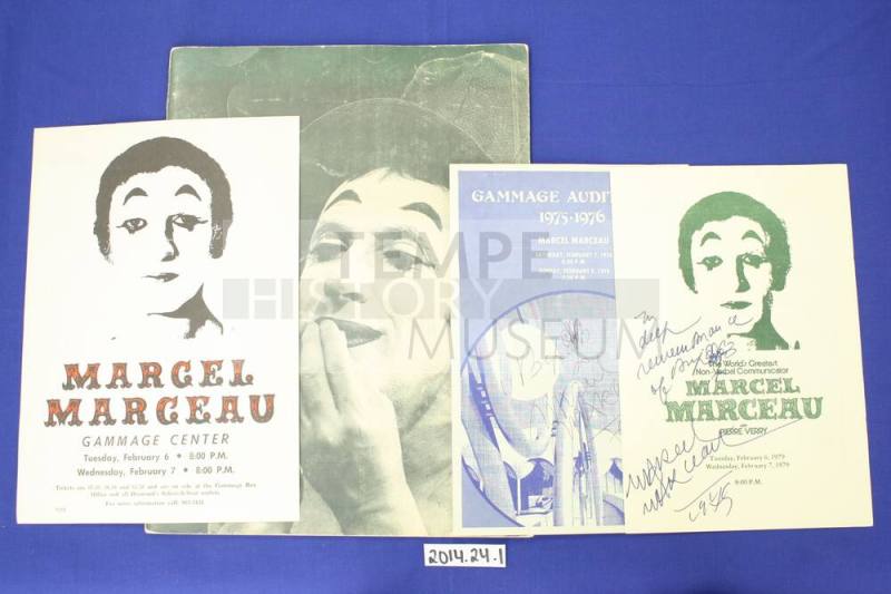 Marcel Marceau at Gammage Center February 1979