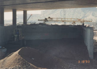 Select Backfill and Embankment - Northeast and Northwest Retaining Walls
