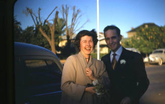 Margaret and John Chilton at Methodist Chapel