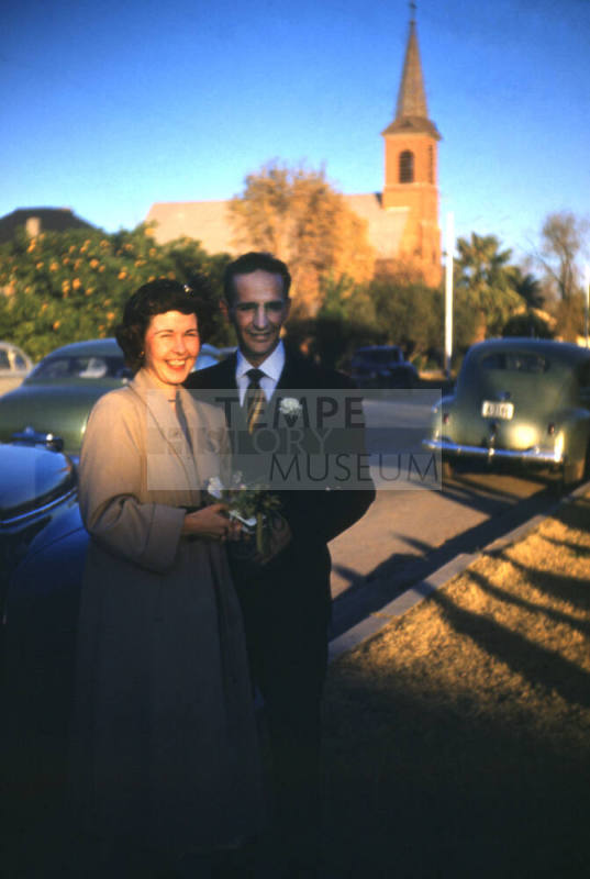 Margaret and John Chilton at Methodist Chapel