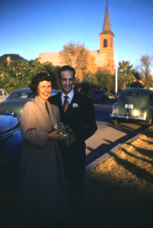 Margaret and John Chilton at Methodist Chapel