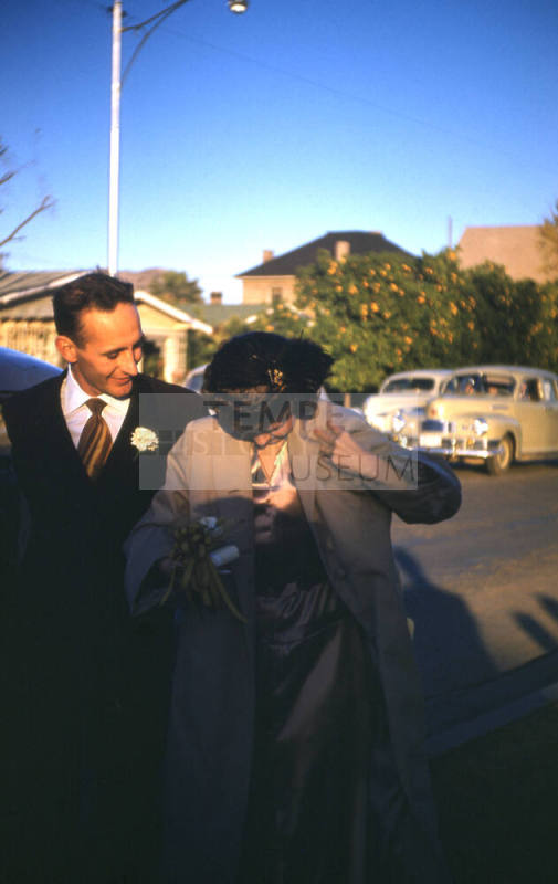 Margaret and John Chilton at Methodist Chapel