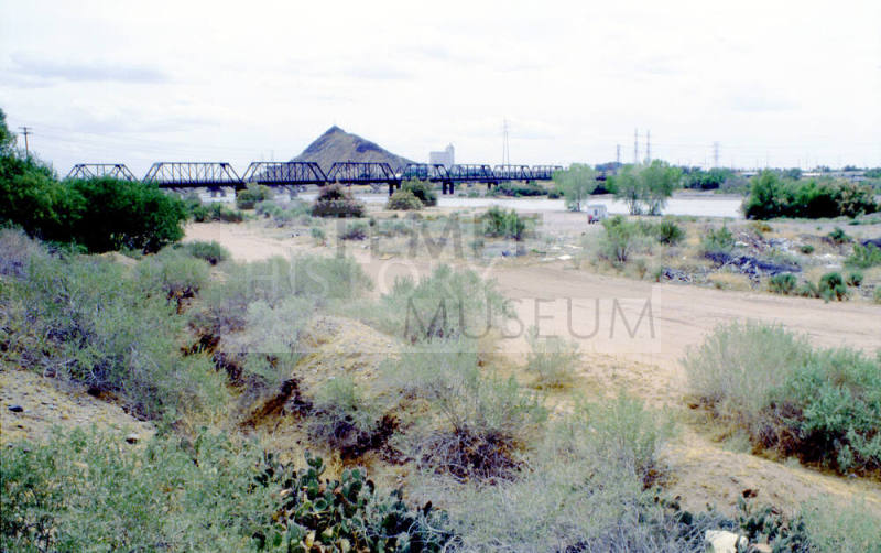 Tempe Railroad Bridge and Hayden Butte