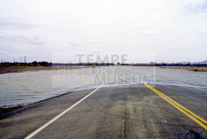 Flooded road