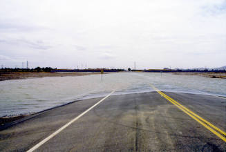 Flooded road