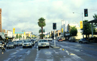Mill Ave. at 6th St. - Fiesta Bowl banners