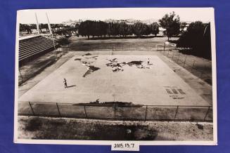 Guiness Record Photograph of Largest World Map by McClintock Map Makers