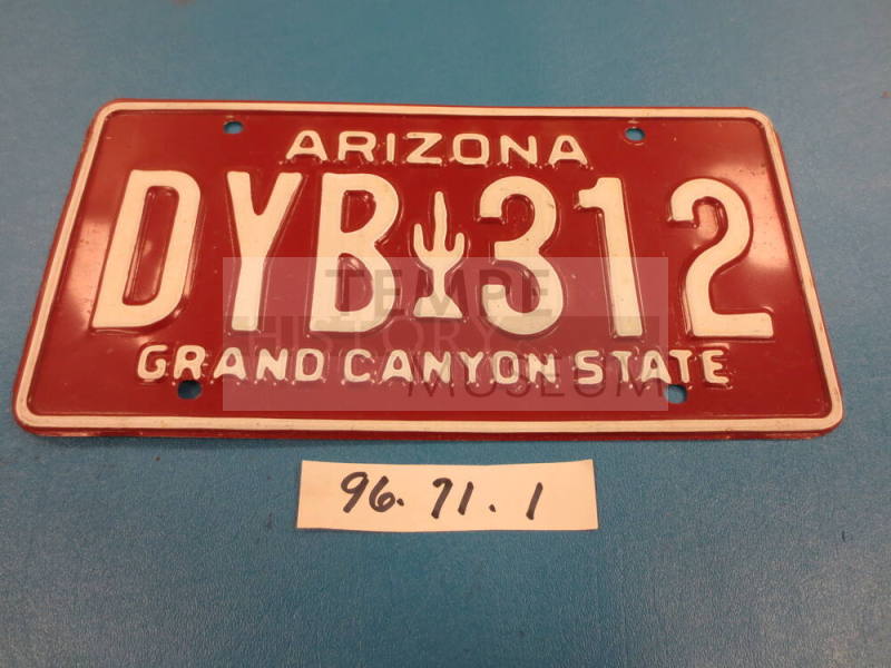 Plate, License