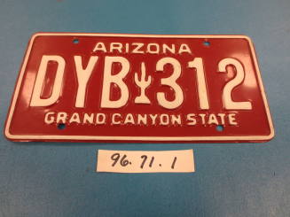 Plate, License