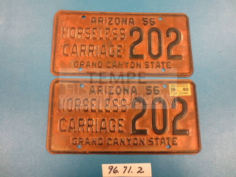 Plate, License