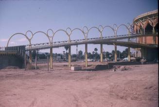 Gammage Auditorium Construction Photos: The walkway to the second story
